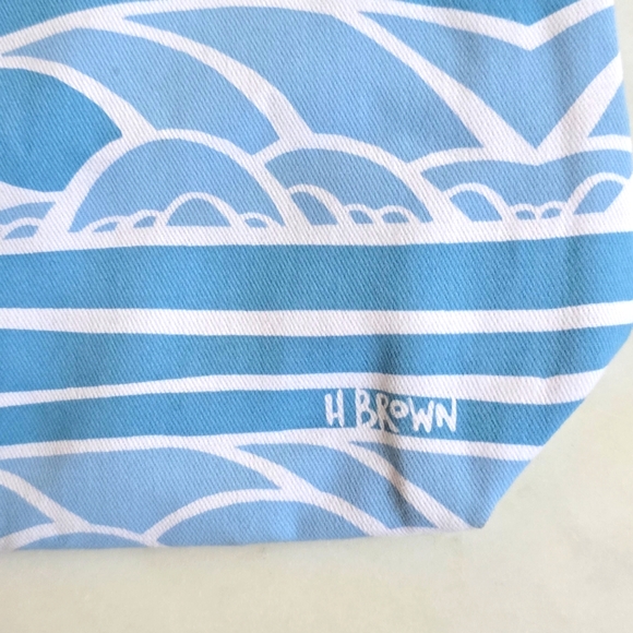 HeatherBrownArt tropical make up bag - Picture 2 of 10